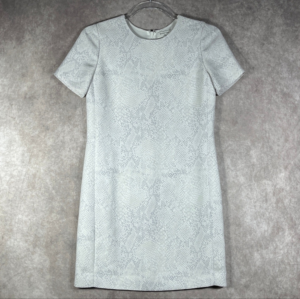 Aritzia Babaton Patricio Snake Print Mini Dress